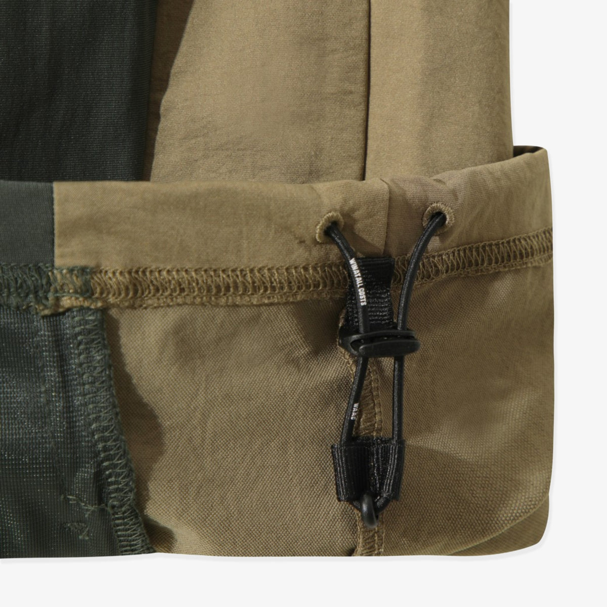 Men's Woven Hybrid Polo - Khaki - Erthe Golf