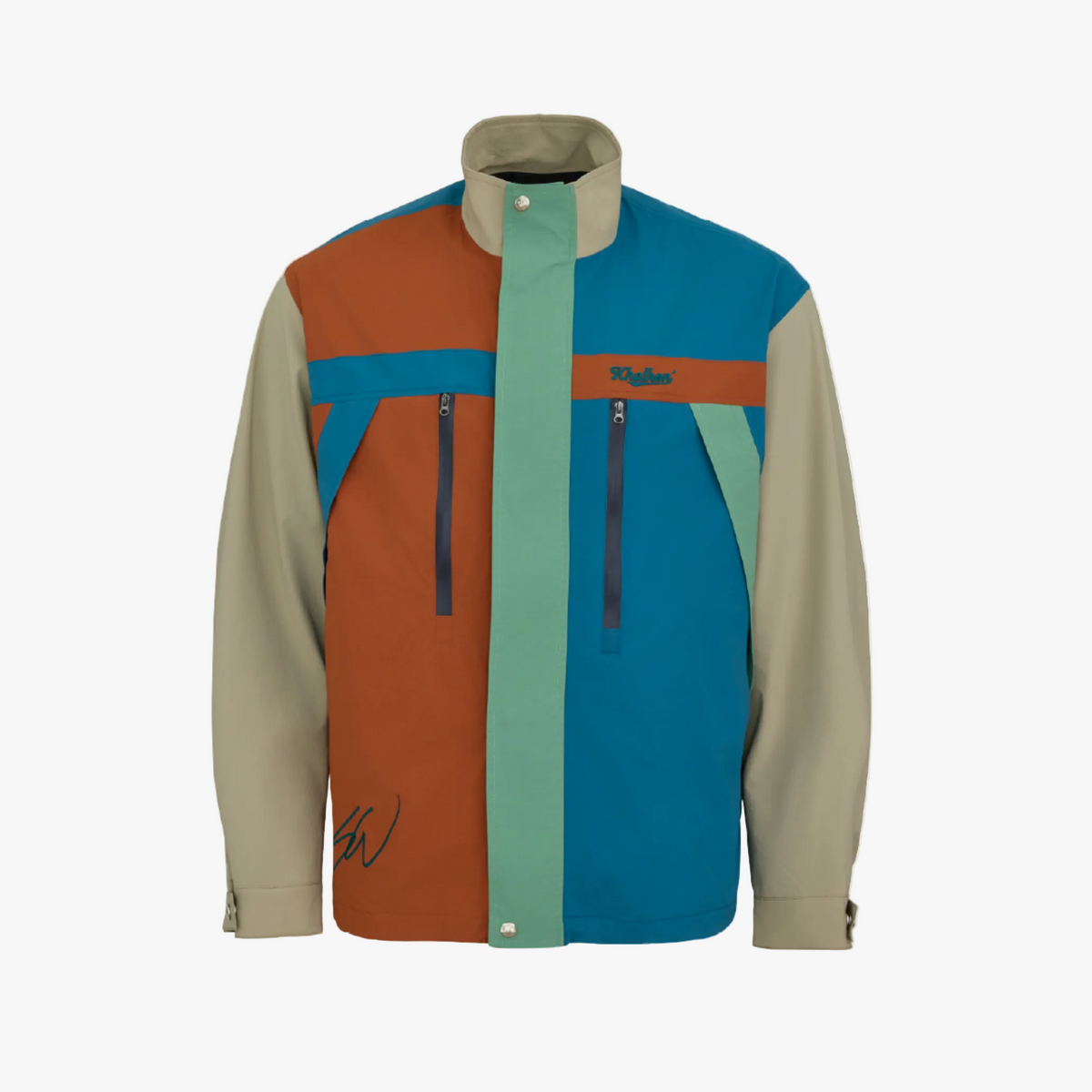 Men's Signature Nylon Jacket - Olive