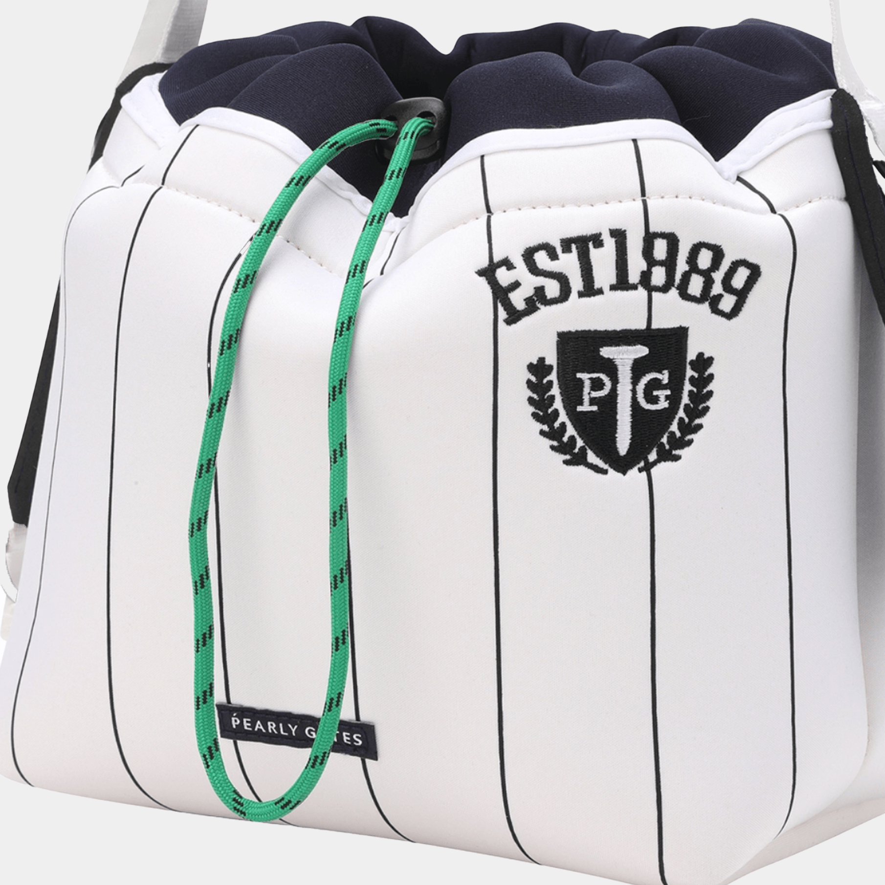 Neoprene String Tote - White - Erthe Golf