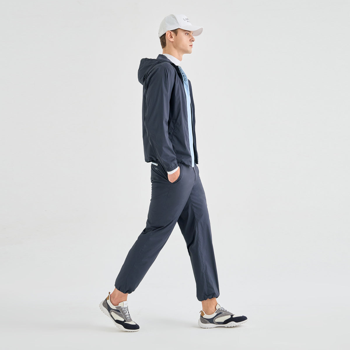Men's Stretch Drawstring Pants - Dark Navy