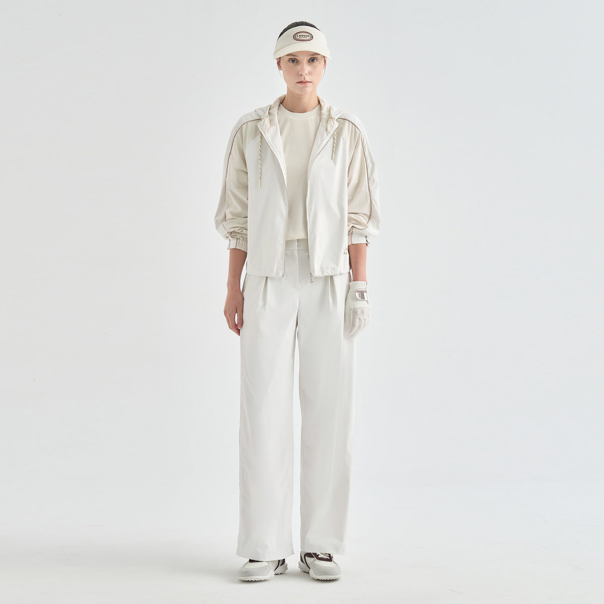Women's Stretch Wide-Leg Pants - Off White