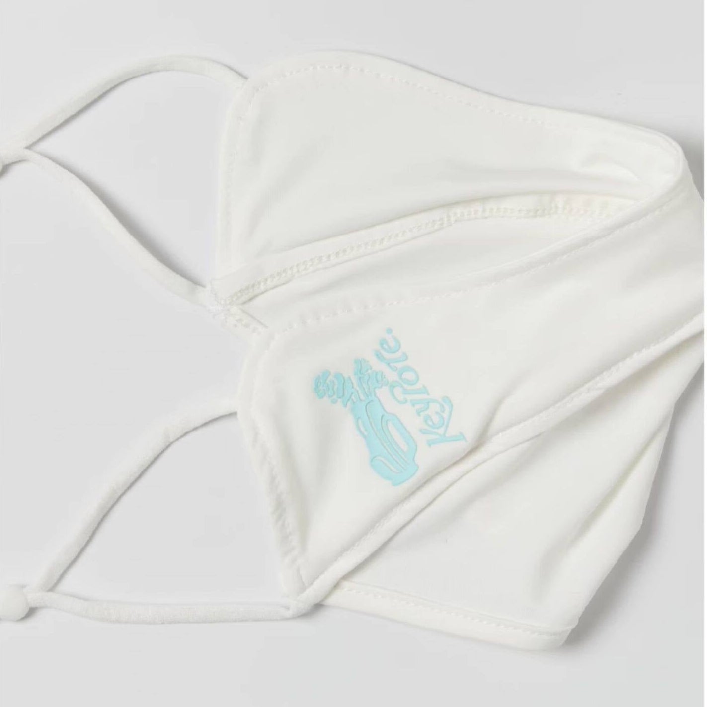 Women's Sun Protection Arm and Face Mask Set - White - Erthe Golf