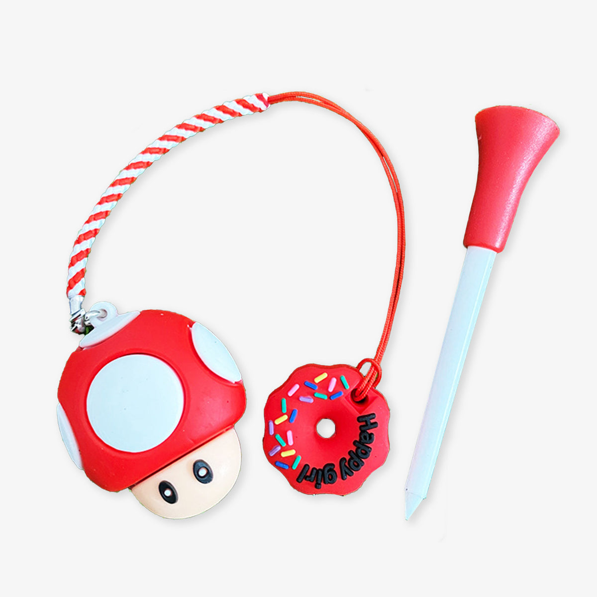 Mushroom Tee - Red - Erthe Golf