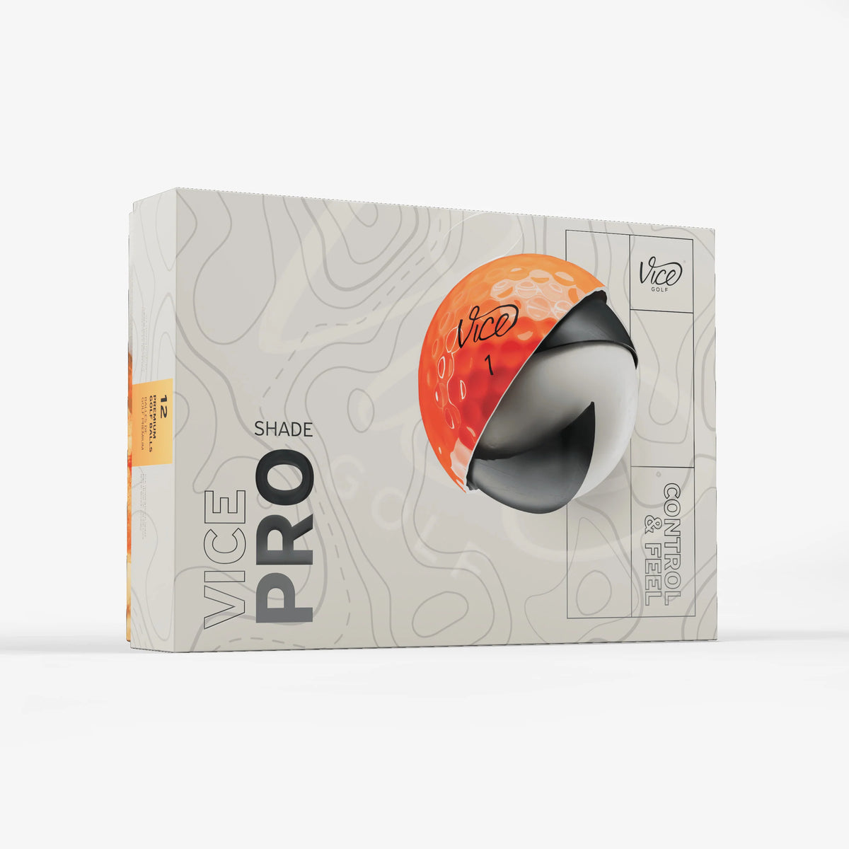Vice Pro Golf Ball - Orange Red - Erthe Golf