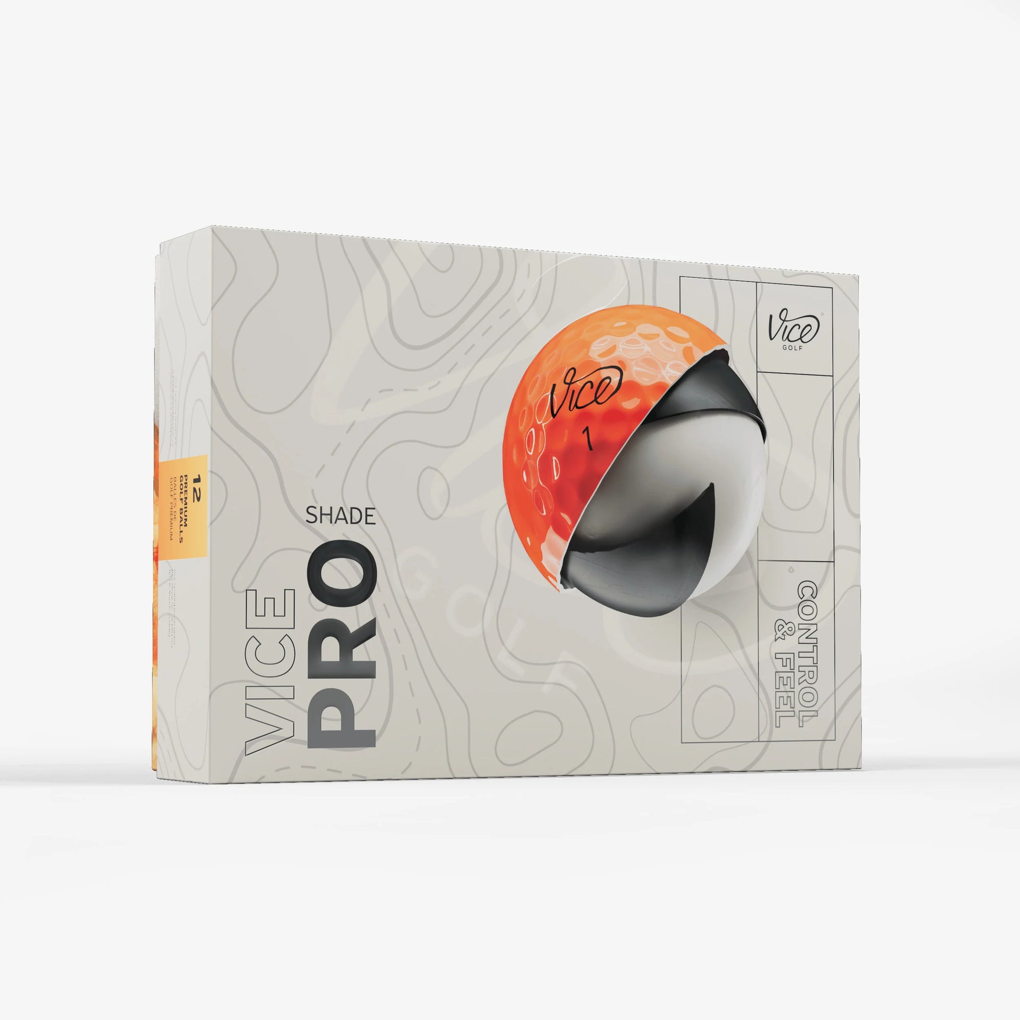 Vice Pro Golf Ball - Orange Red - Erthe Golf