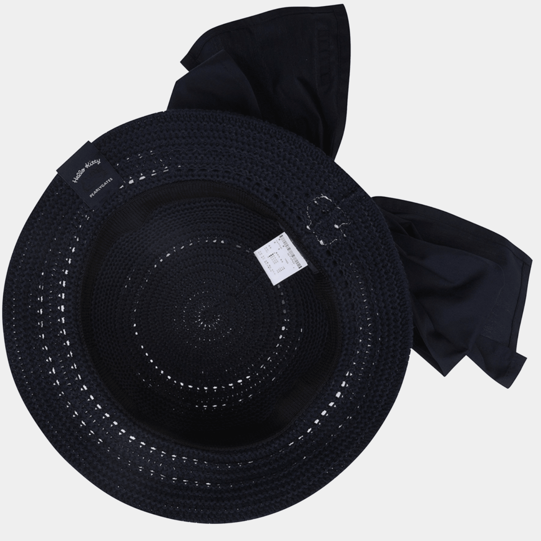 [Pearly Gates x Hello Kitty] Women's Knit Bucket Hat - Navy - Erthe Golf