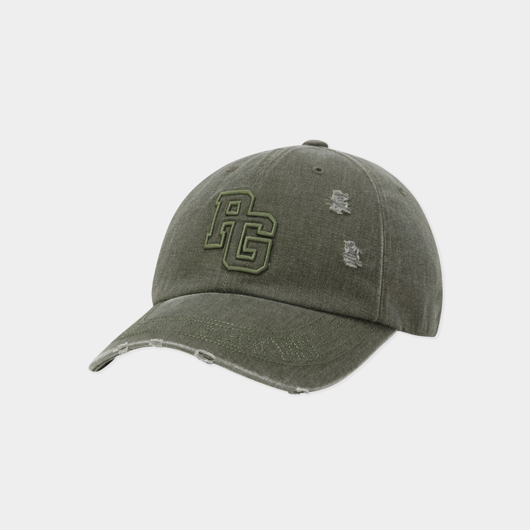 Navy blue cap with Under Armour logo on a light gray background