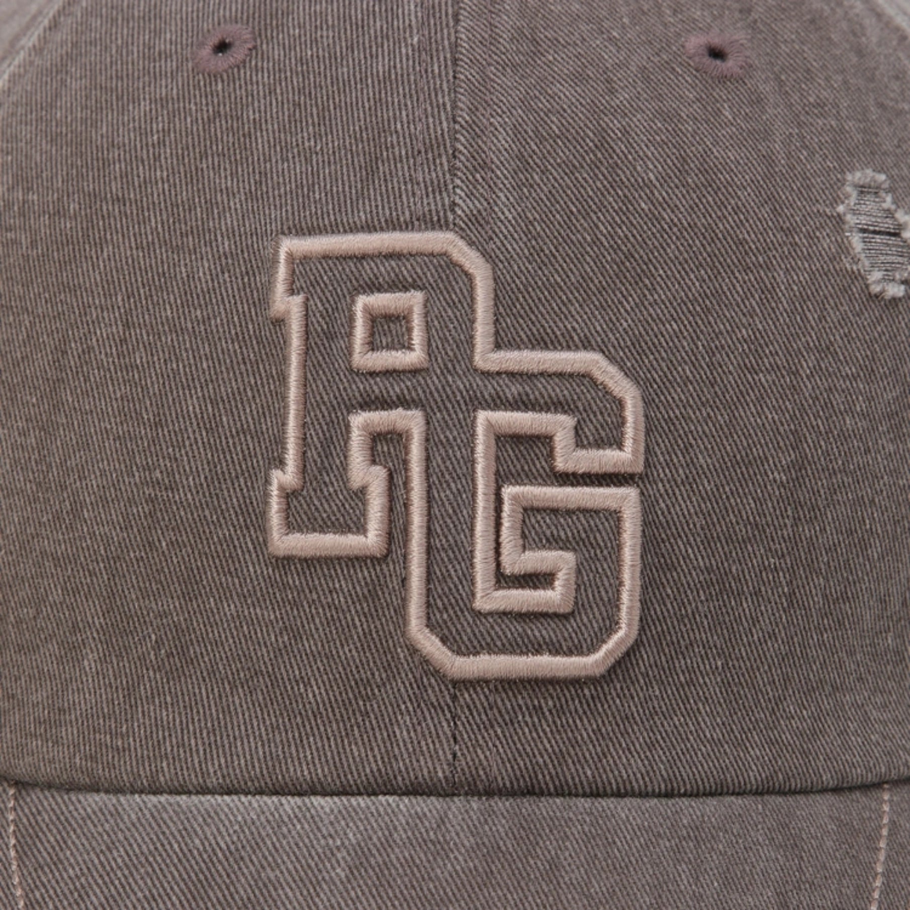 Pearly Gates Cooling Distressed Denim Ball Cap - Brown | Erthe Golf