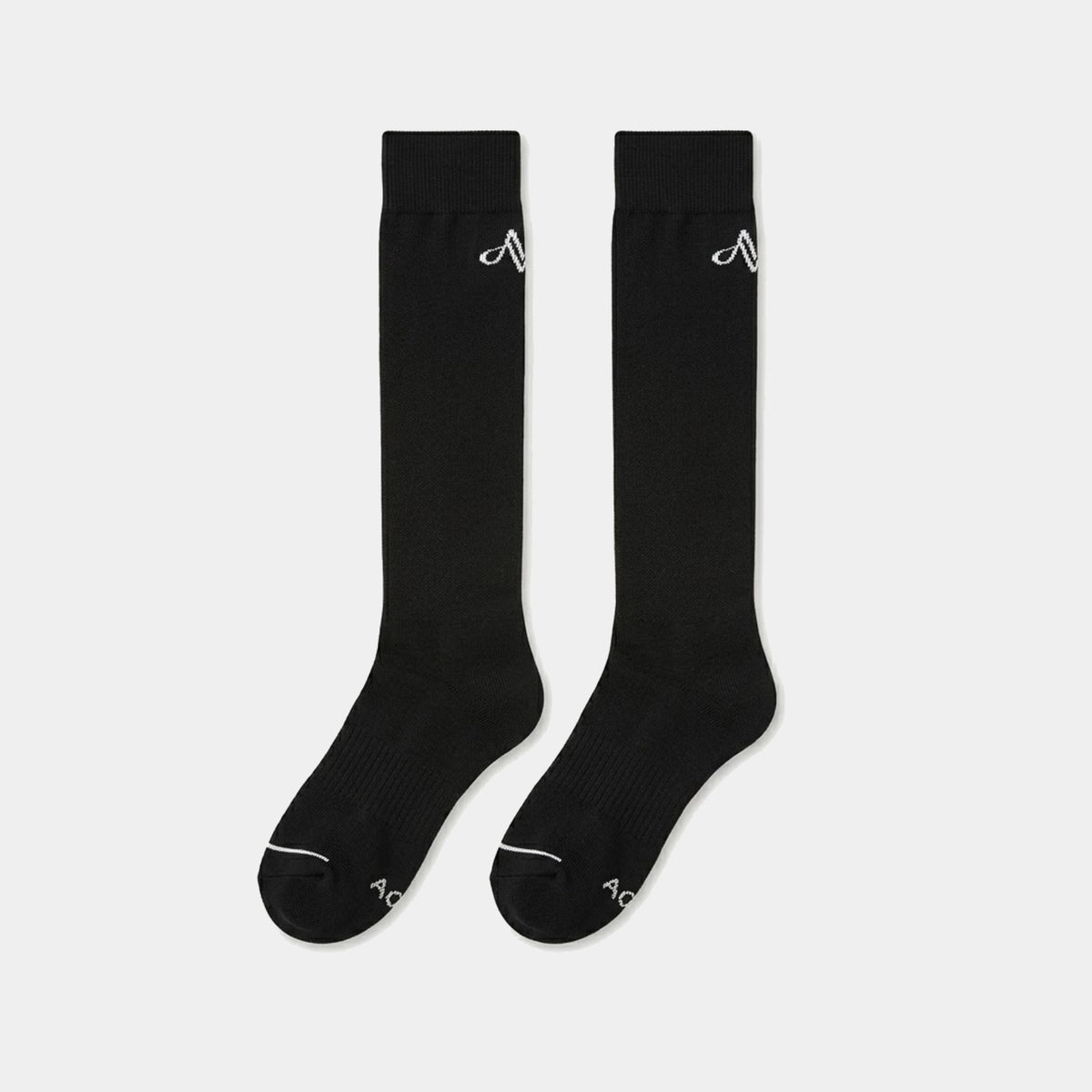 Women's Logo Long Socks - Black