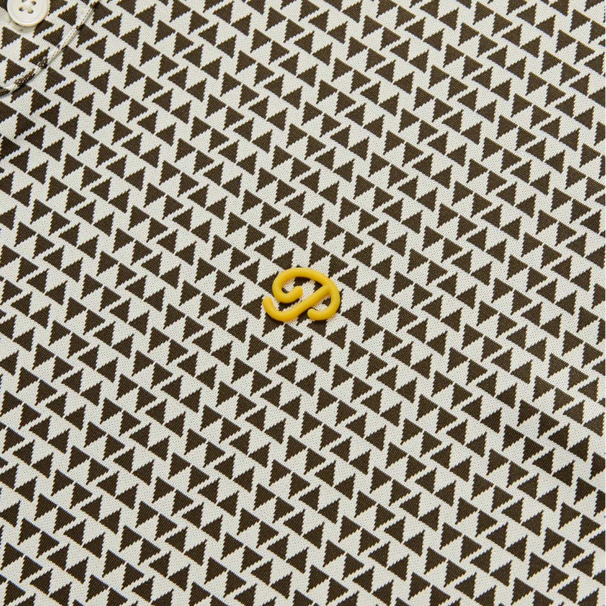 Close-up of the lightweight, moisture-wicking performance fabric.
