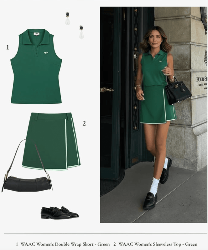 The Modern Muse Green Look