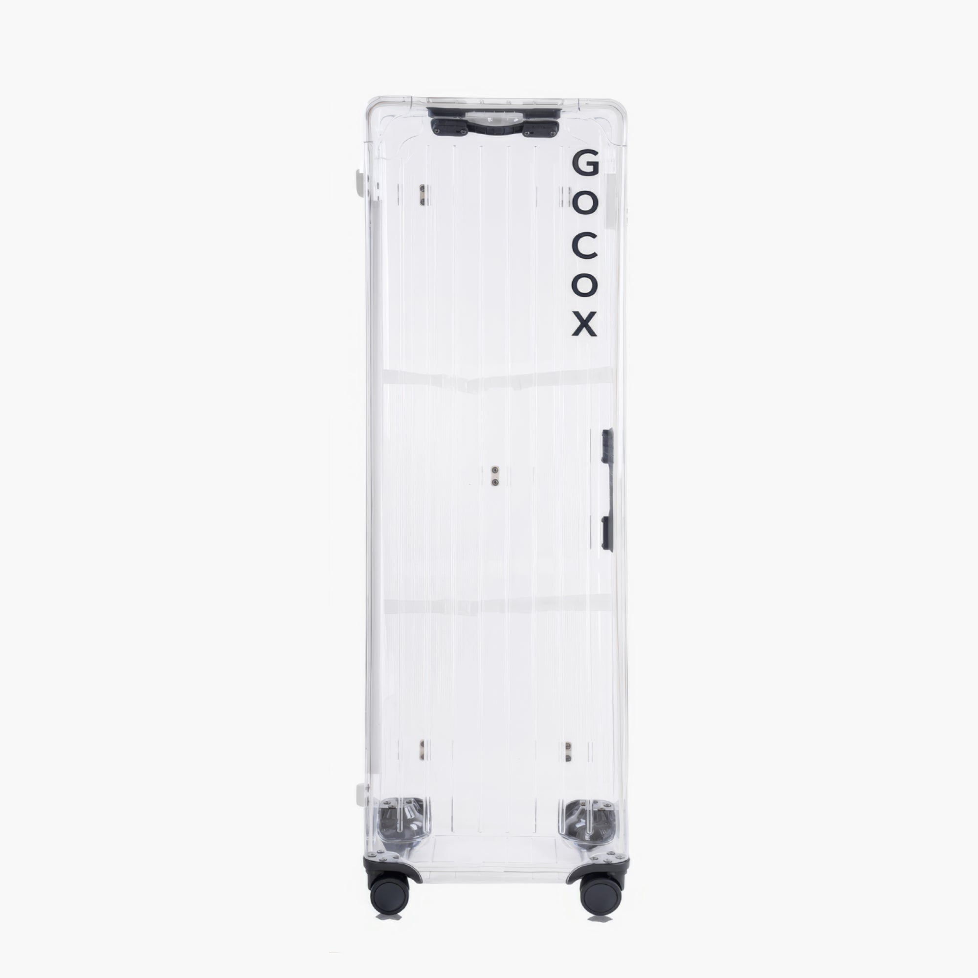 Transparent Golf Travel Case with Wheels - White - Erthe Golf