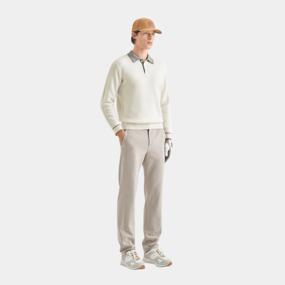 Men's Sweater - Off White - Erthe Golf