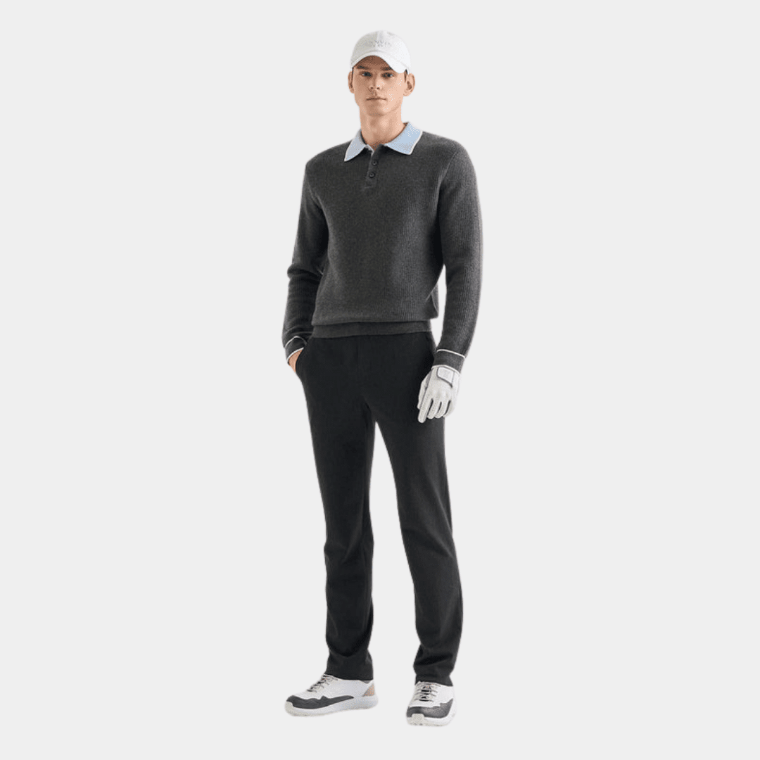 Men's Sweater - Dark Grey - Erthe Golf