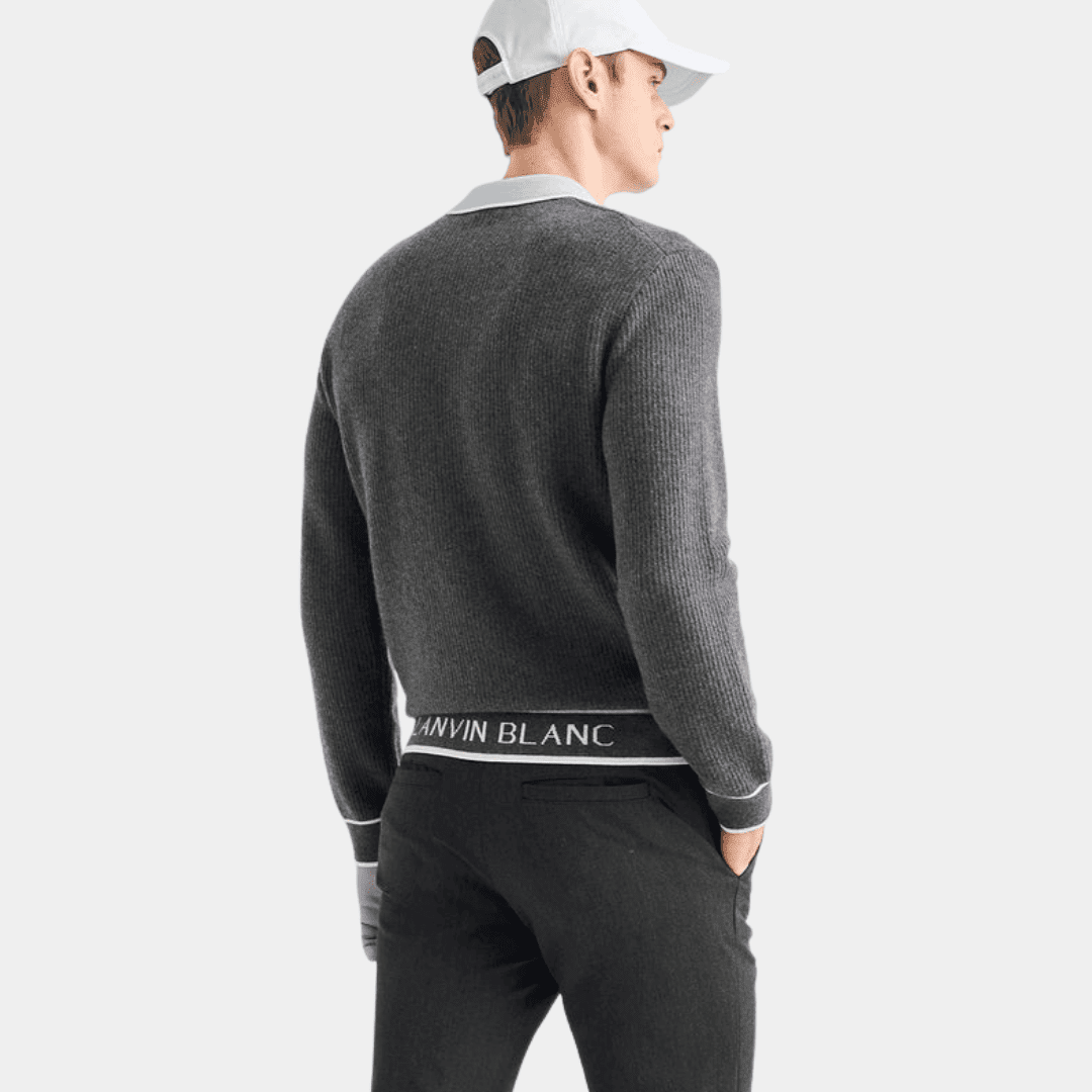 Men's Sweater - Dark Grey - Erthe Golf