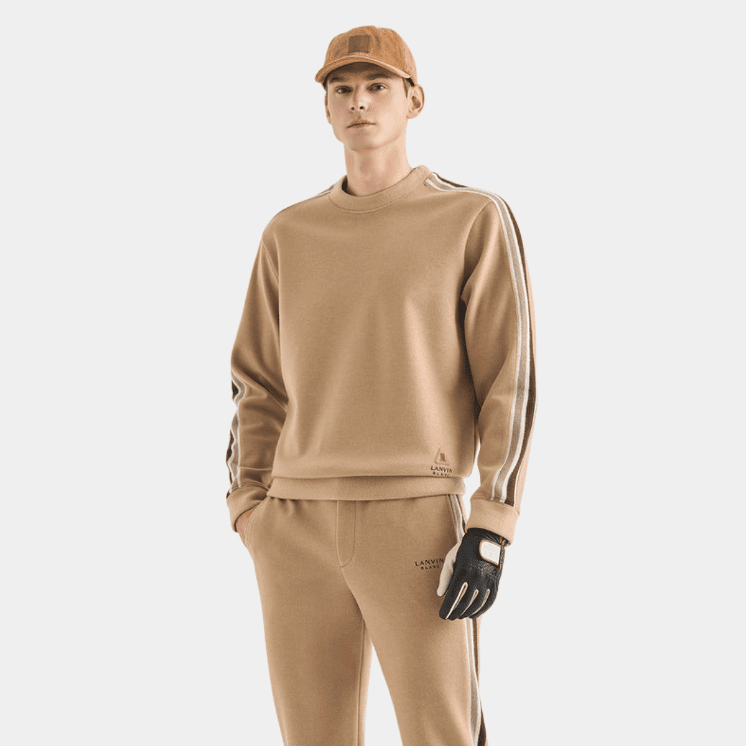 Men's Sweater - Camel - Erthe Golf