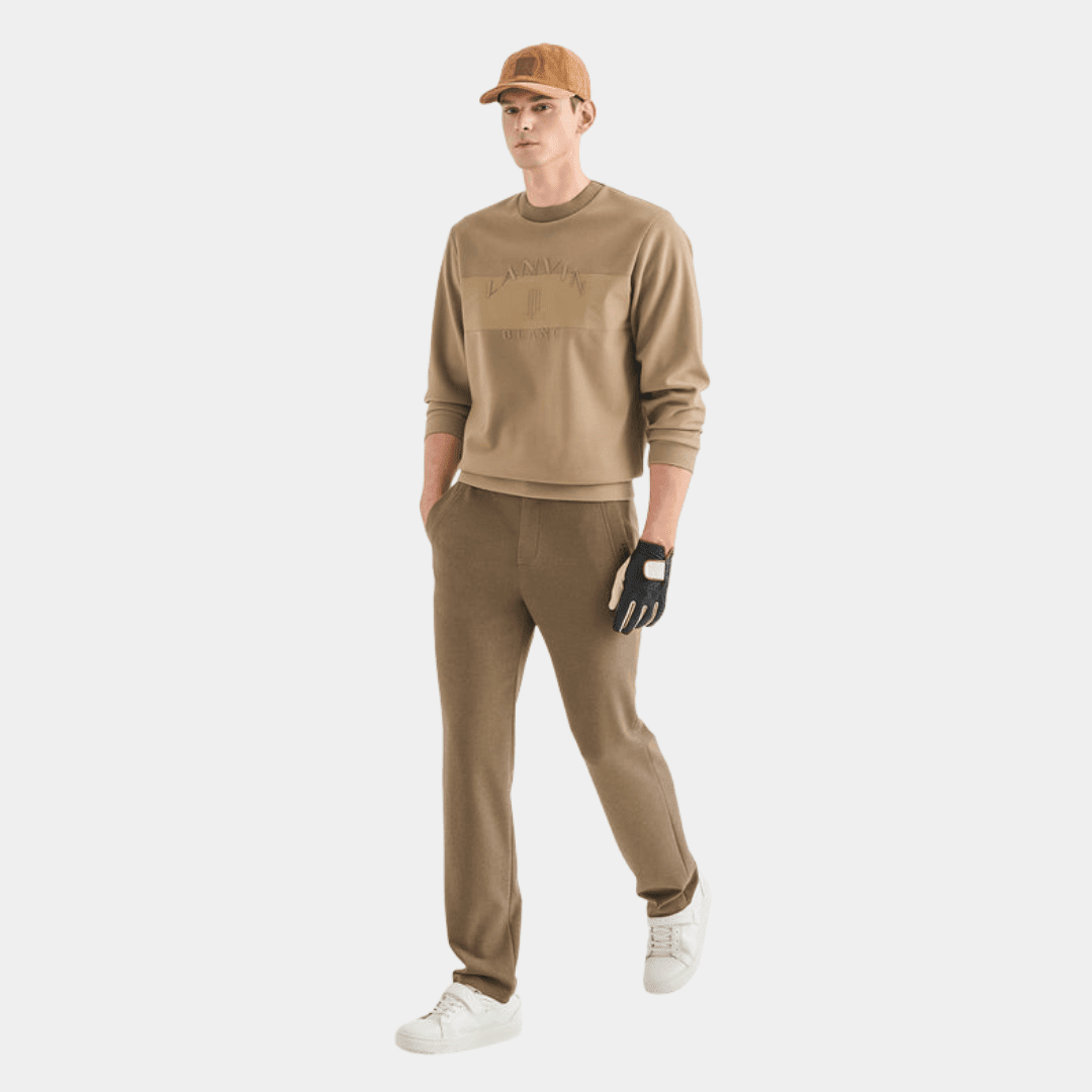 Men's Sweater - Camel - Erthe Golf