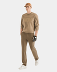 Men's Sweater - Camel - Erthe Golf