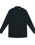 Cellty Black Mock-Neck Long Sleeve