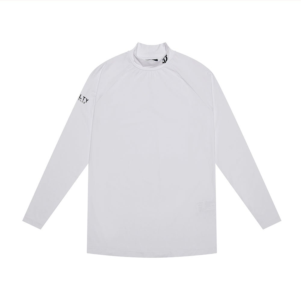Cellty Golf White Mock - Neck Long Sleeve - Erthe Golf