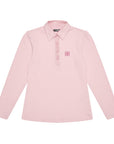 Cellty Pink Suede Collar Long Sleeve