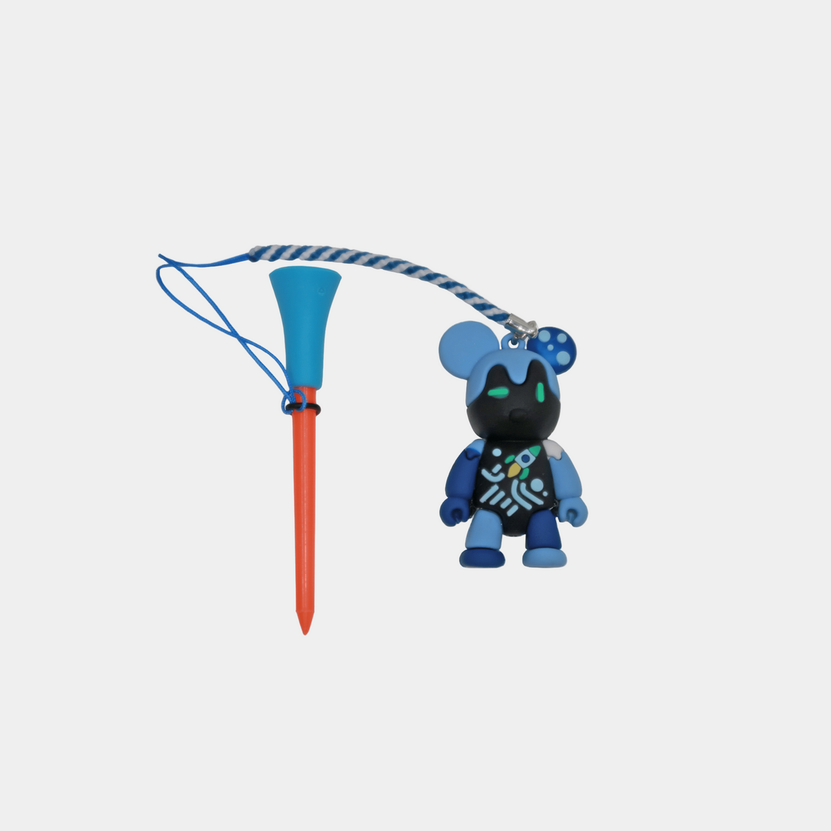 Loss Prevention Golf Tee with Bear - A set of 5 - Erthe Golf