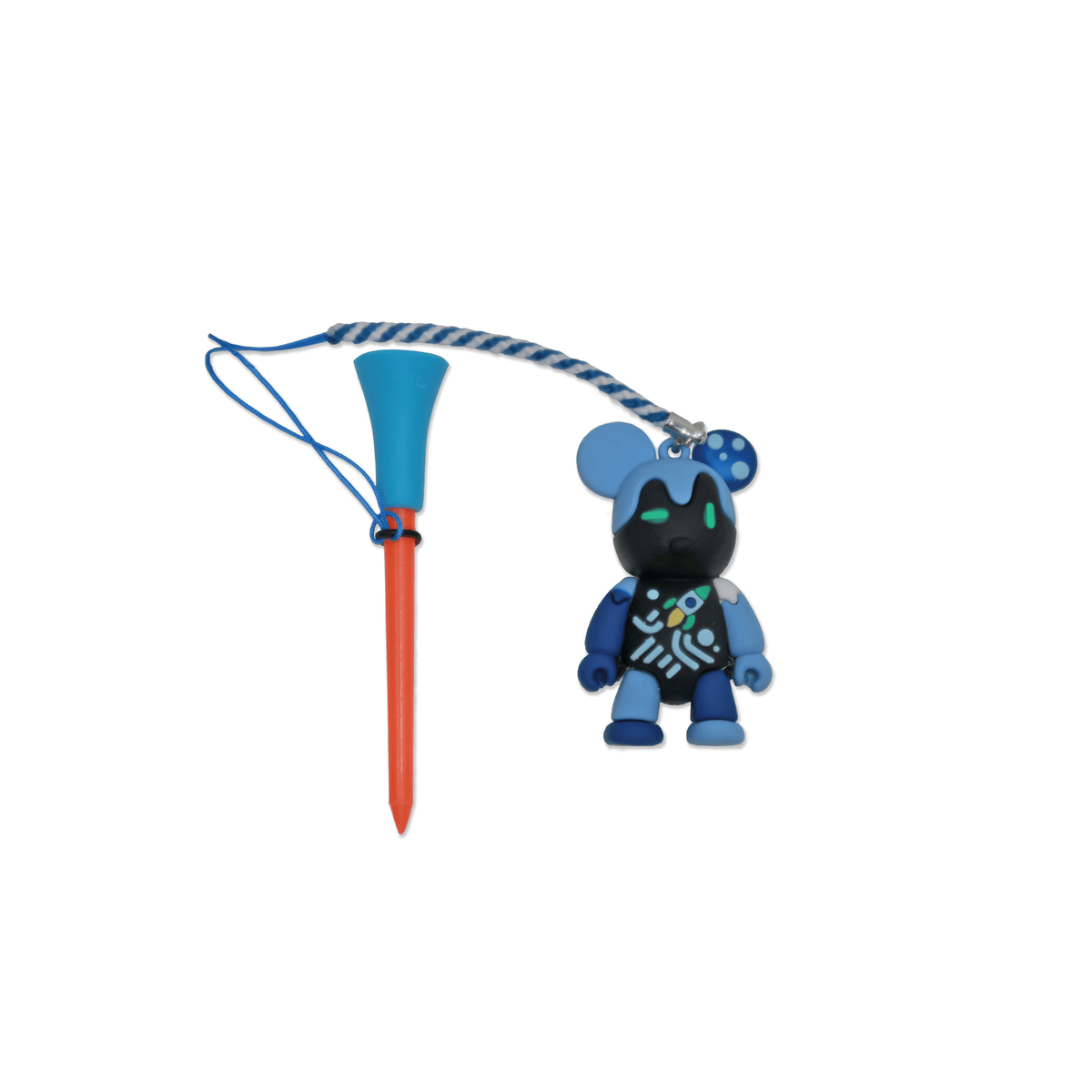 Loss Prevention Golf Tee with Bear - A set of 5 - Erthe Golf
