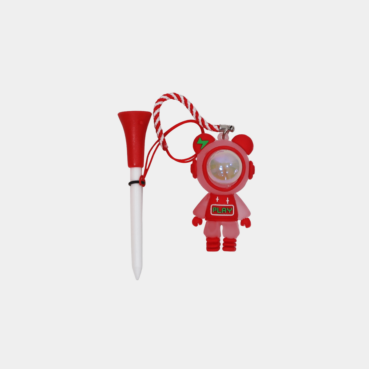 Astronaut Glow Tee - Red - Erthe Golf