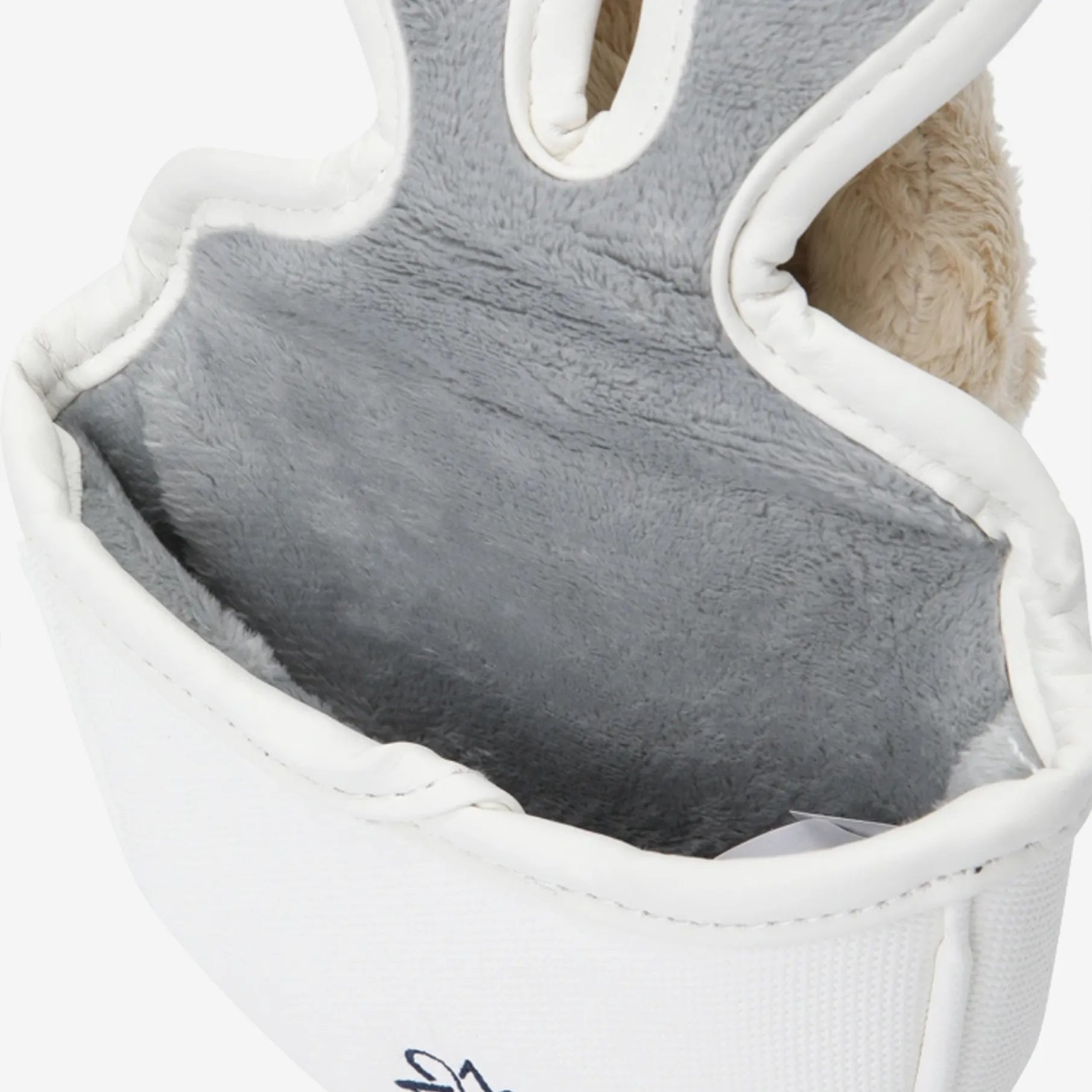 Teddy Bear Mallet Putter Cover - White - Erthe Golf