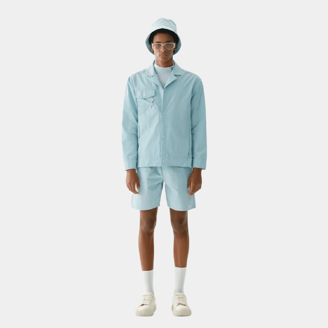 Men's Light Jacket - Blue - Erthe Golf
