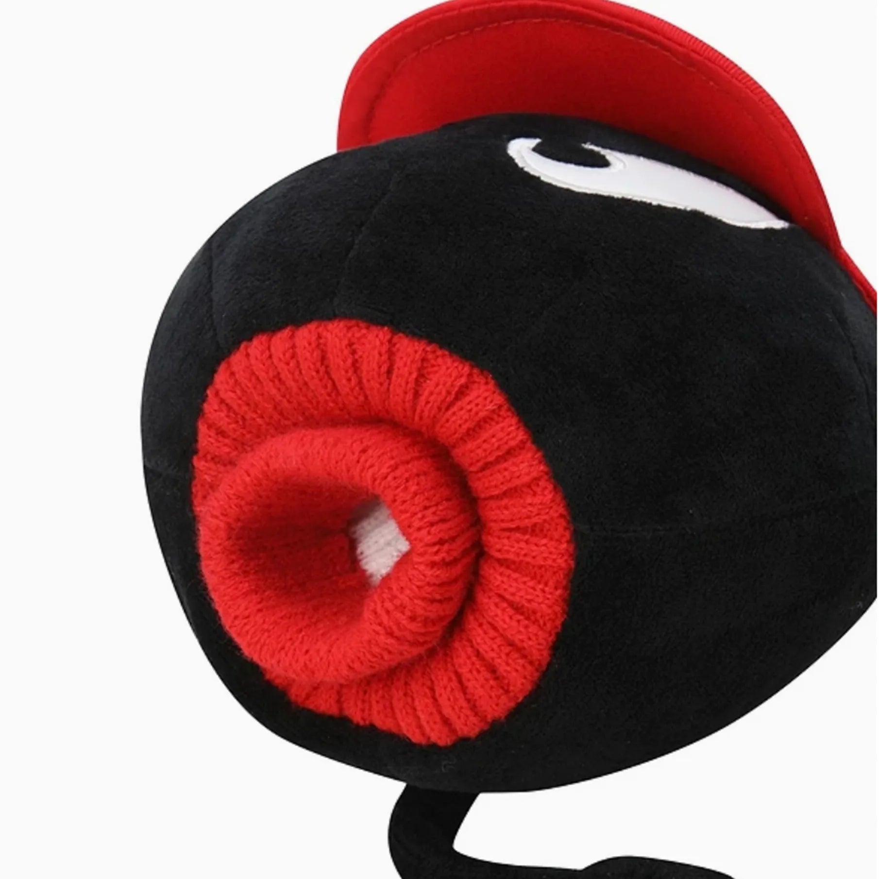 Visor Wood Headcover - Red - Erthe Golf