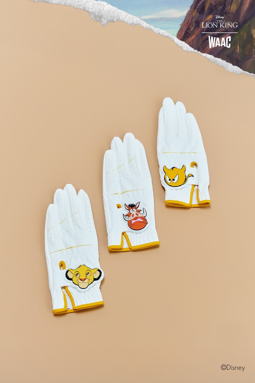 [WAAC x Lion King] Golf Gloves - Erthe Golf