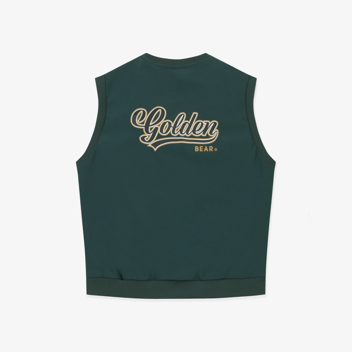 Men's Hybrid Down Vest - Green - Erthe Golf