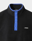 [WAAC X Jones] Women's Polartec Retro Fleece Pullover - Black - Erthe Golf