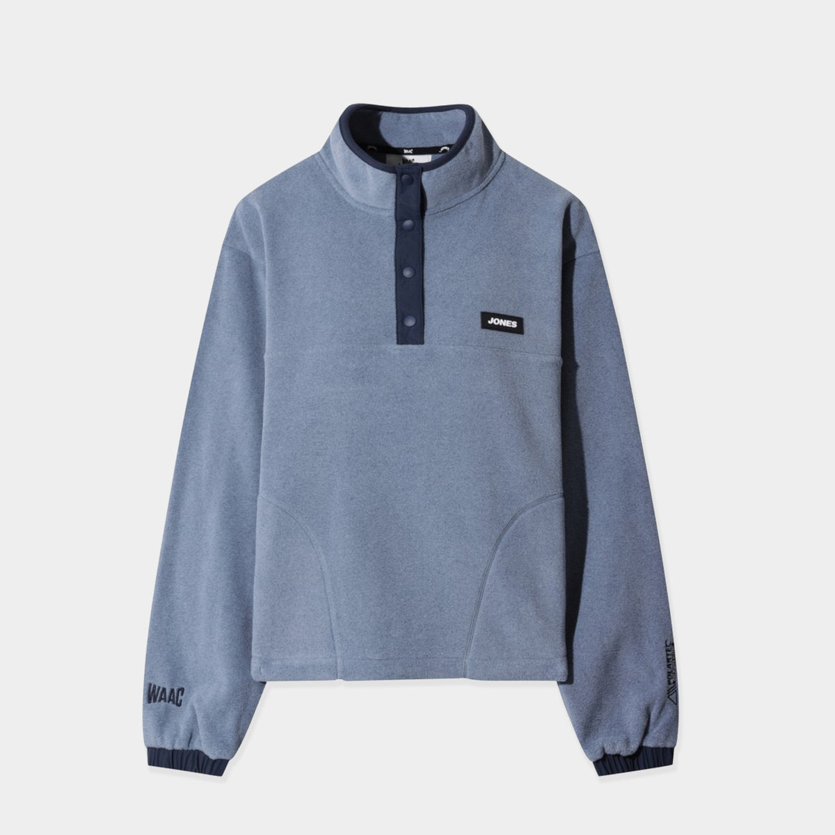[WAAC X Jones] Women's Polartec Retro Fleece Pullover - Blue - Erthe Golf