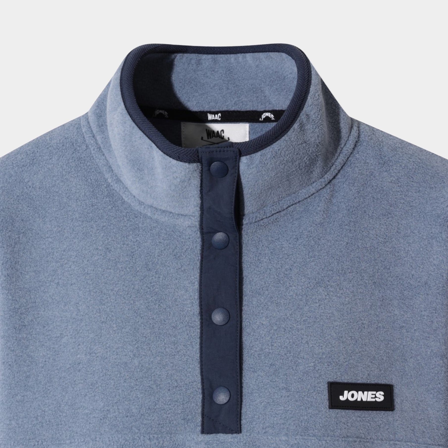 [WAAC X Jones] Women's Polartec Retro Fleece Pullover - Blue - Erthe Golf