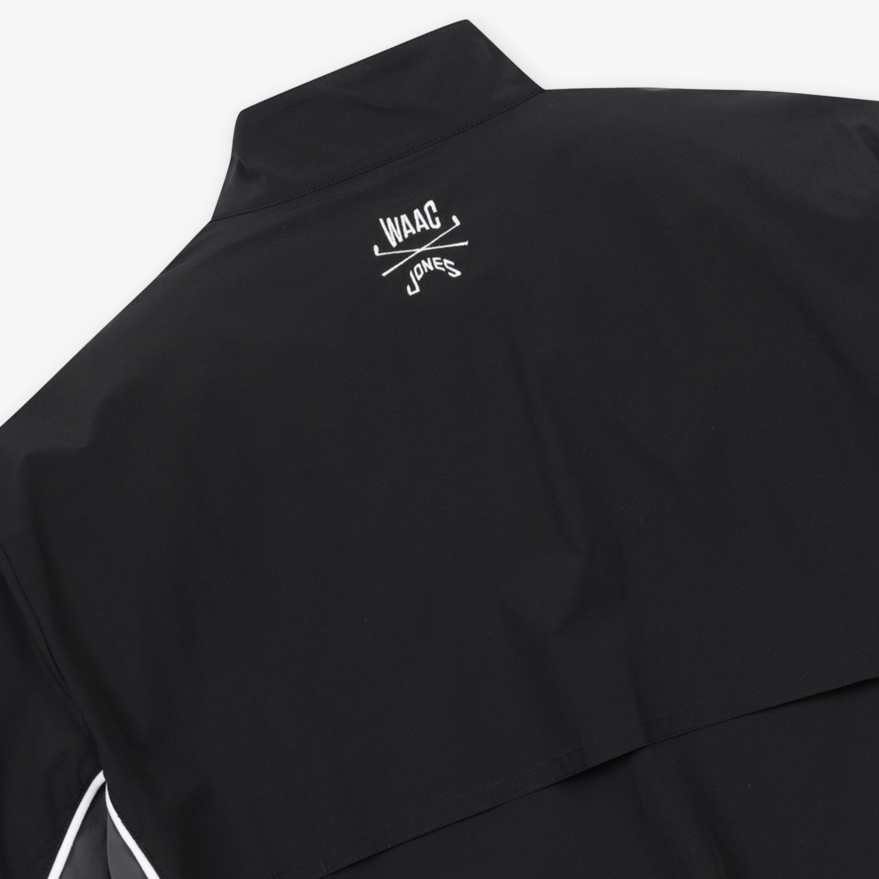[WAAC x JONES] Men&#39;s Zip Top - Black - Erthe Golf