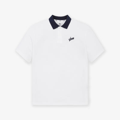 [WAAC x JONES] Men's Polo - White - Erthe Golf