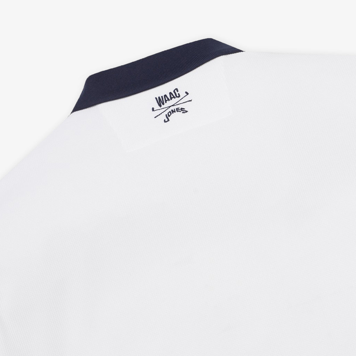 [WAAC x JONES] Men's Polo - White - Erthe Golf