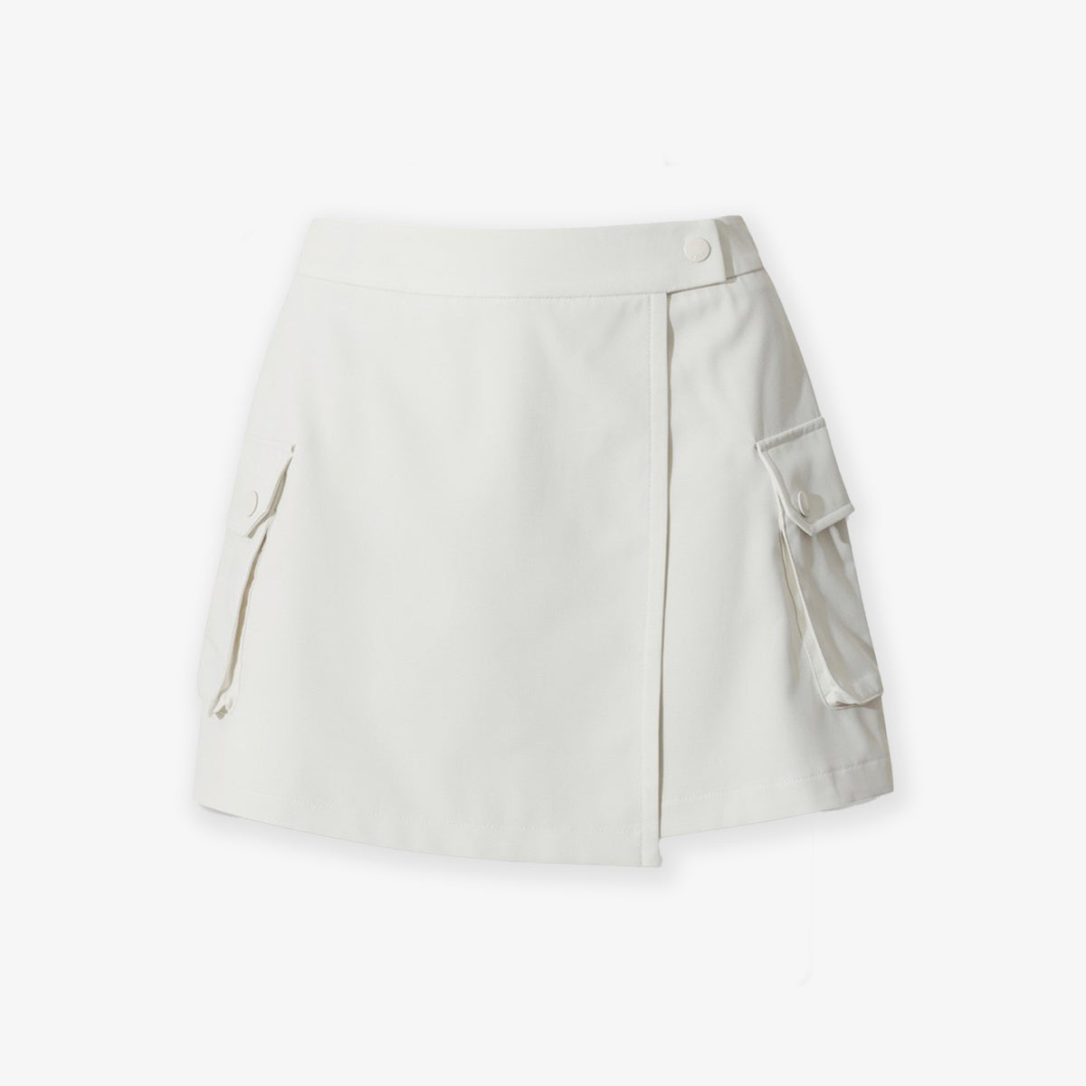 WAAC Women's Cargo Shorts - White - Erthe Golf