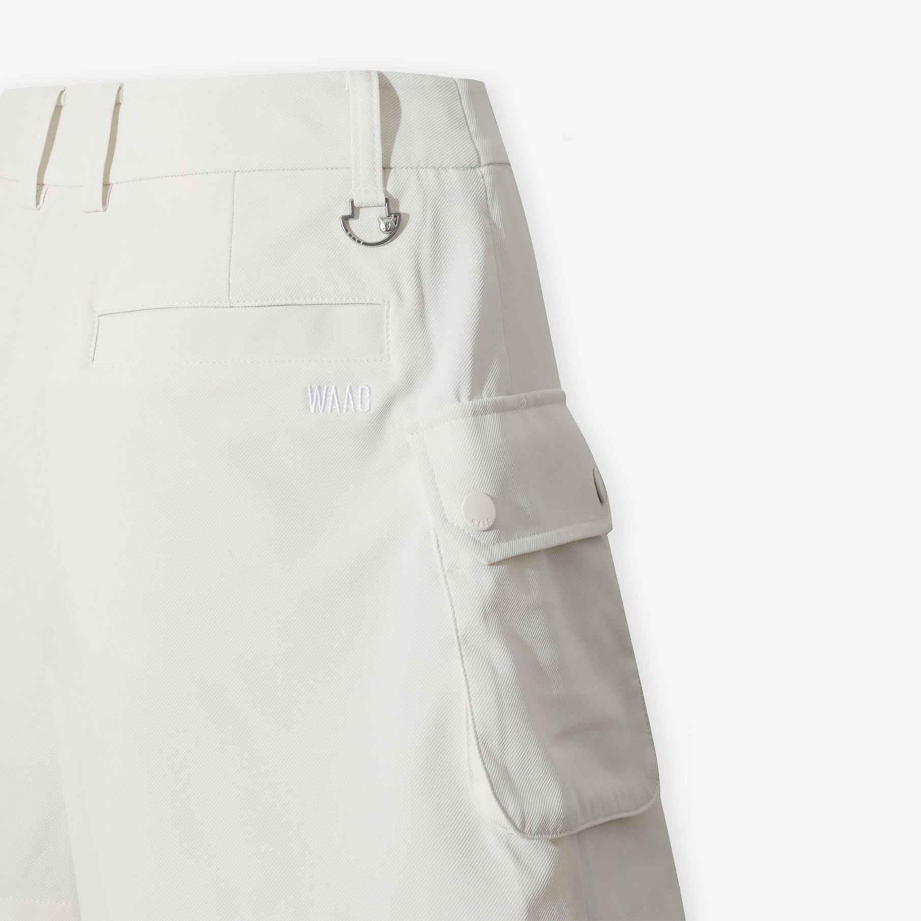 WAAC Women&#39;s Cargo Shorts - White - Erthe Golf