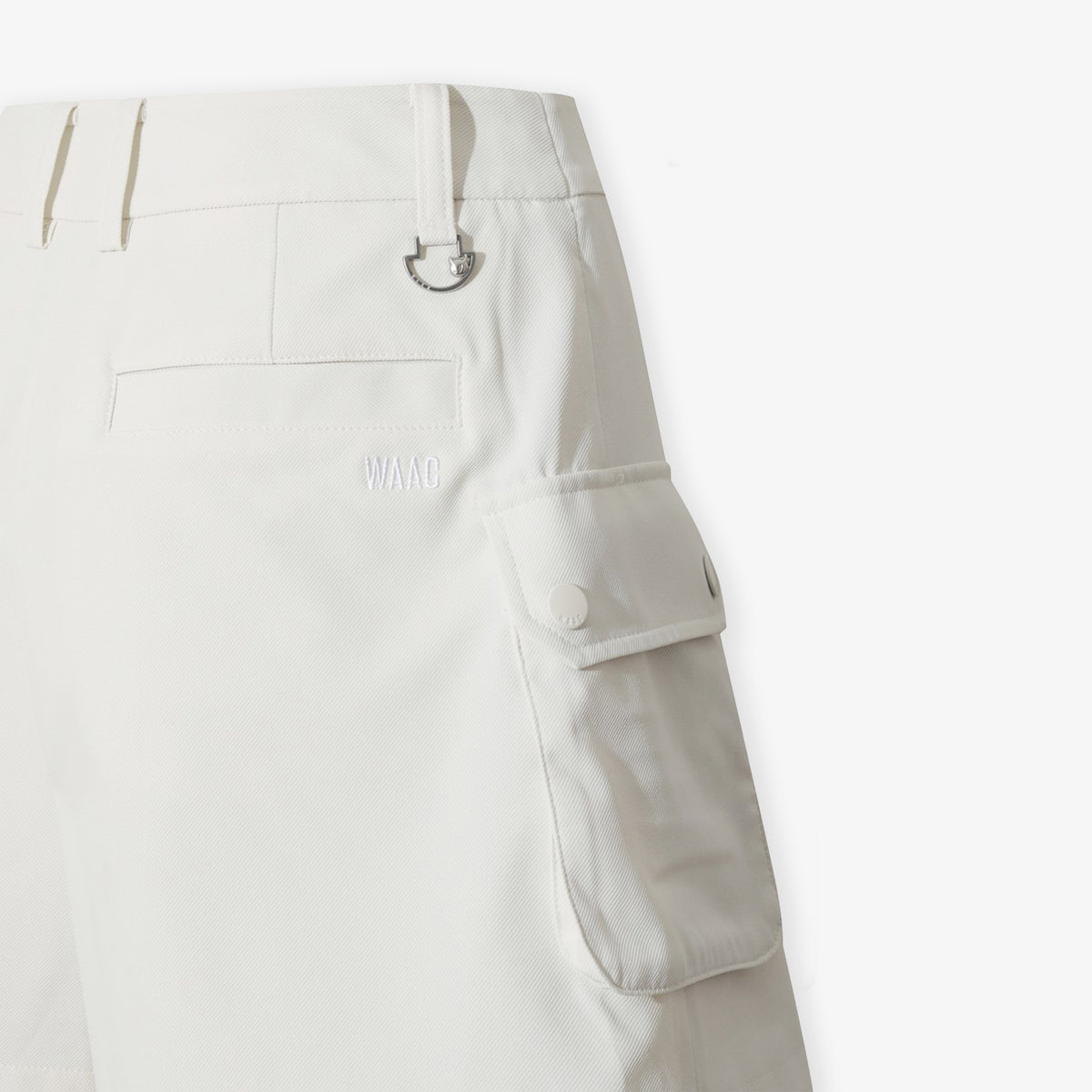WAAC Women's Cargo Shorts - White - Erthe Golf