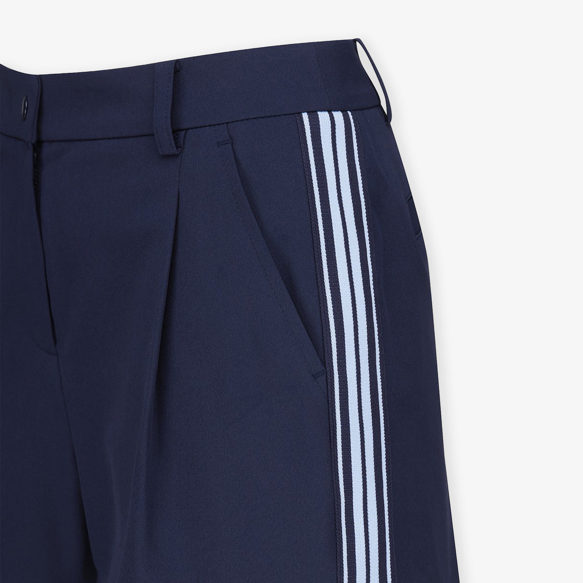 WAAC Women's Side Stripe Shorts - Navy - Erthe Golf