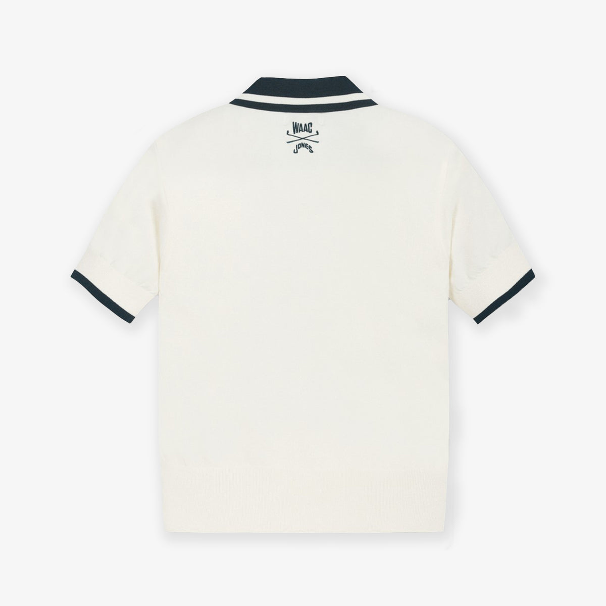 [WAAC x JONES] Women's Knit Polo - White - Erthe Golf