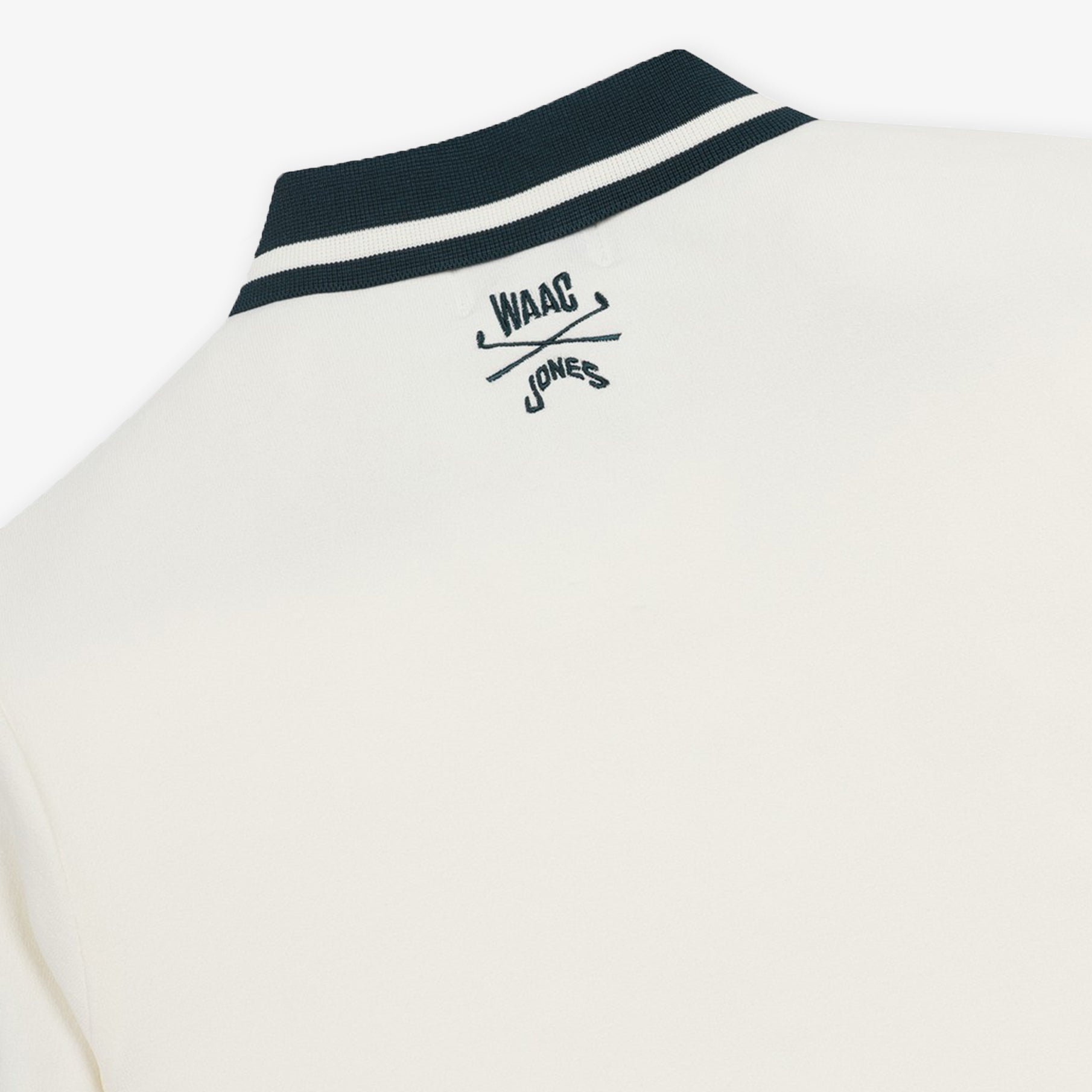 [WAAC x JONES] Women&#39;s Knit Polo - White - Erthe Golf