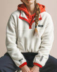 [WAAC X Jones] Women's Polartec Retro Fleece Pullover - Ivory - Erthe Golf