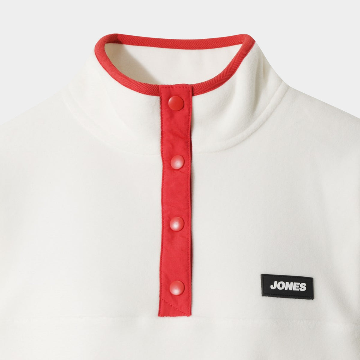 [WAAC X Jones] Women's Polartec Retro Fleece Pullover - Ivory - Erthe Golf