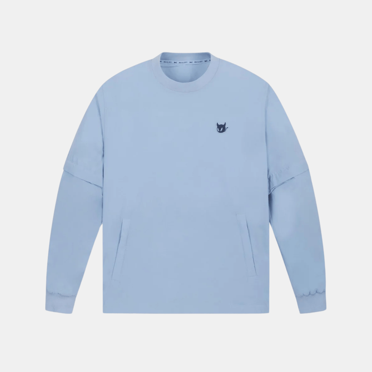 WAAC Detachable Sleeve Pullover Blue - Erthe Golf