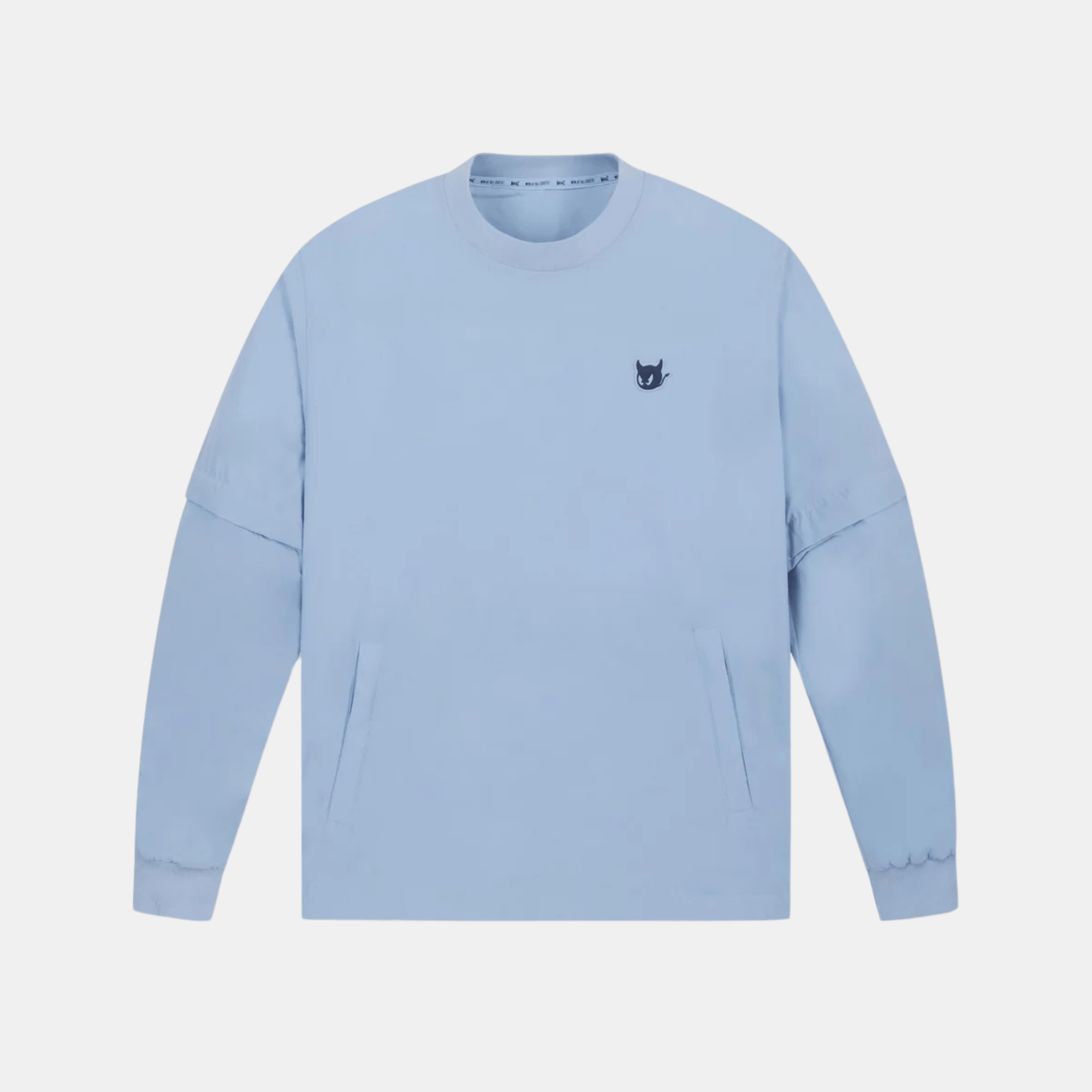 WAAC Detachable Sleeve Pullover Blue - Erthe Golf