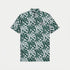 WAAC Mens Squared Golf Polo Green and White Streetwear Style